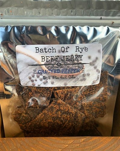 Batch Of Rye Beef Jerky - Cracked Pepper